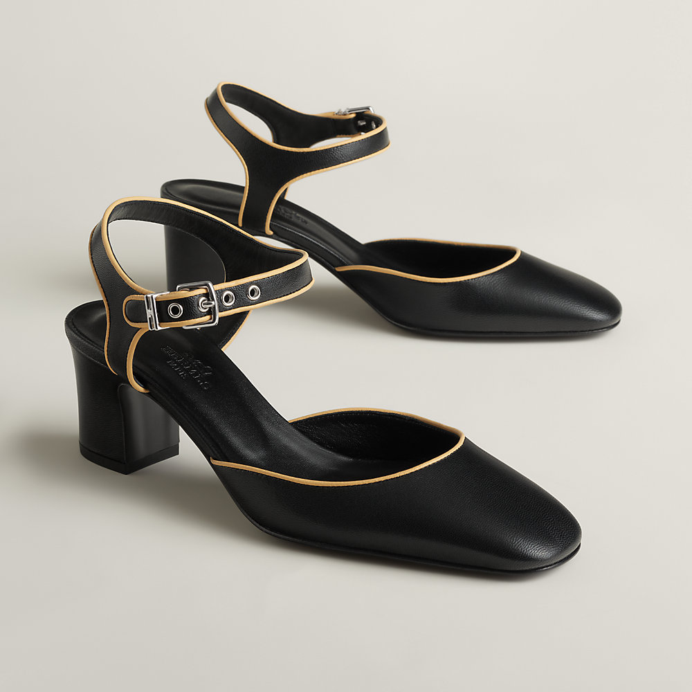 Escarpim Kamilla 60 - Preto | Hermès Brasil